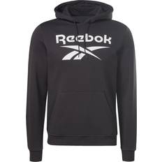 Reebok Herr - Hoodies Tröjor Reebok Identity Fleece Stacked Logo pullover-hoodie Black