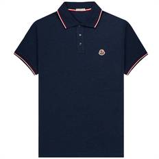 Moncler Elastan/Lycra/Spandex T-shirts & Linnen Moncler Short-sleeved polo bleu_nuit