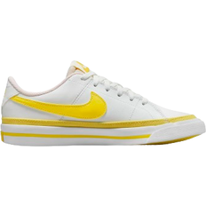 Nike Vita Racketsportskor Nike Court Legacy GS - Summit White/White/Opti Yellow