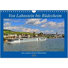 Calvendo From Lahnstein to Rüdesheim On the Beautiful Middle Rhine 2024