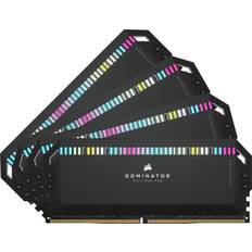 6200 MHz - 64 GB - DDR5 RAM minnen Corsair Dominator Platinum RGB Black DDR5 6200MHz 4x16GB (CMT64GX5M4B6200C32)