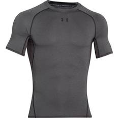 Under Armour Underställ Under Armour Men's HeatGear Armour Short Sleeve Compression Shirt - Carbon Heather/Black