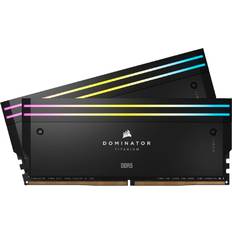 48 GB - DDR5 RAM minnen Corsair Dominator Titanium RGB DDR5 6000MHz 2x24GB ECC (CMP48GX5M2B6000C30)