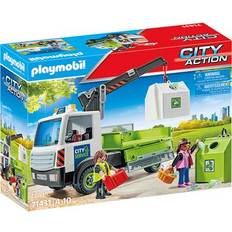 Playmobil Städer Leksaker Playmobil Glass Recycling Truck with Container 71431