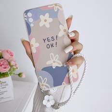 Shein Floral Phone Case With Lanyard Compatible With iPhone15/15Plus/15Pro/15Promax