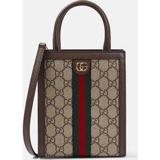Gucci Toteväskor Gucci Super Mini Ophidia Gg Canvas Bag