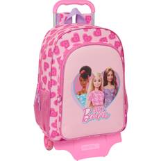 Barbie School Rucksack with Wheels Love Pink 33 x 42 x 14 cm
