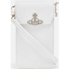 Vivienne Westwood Väskor Vivienne Westwood Re-Vegan Pebble-Grained Faux Leather Phone Bag White