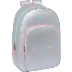 Silver Väskor Benetton School Backpack - Silver