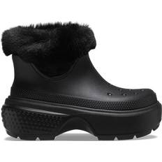 Bred Ankelboots Crocs Stomp Lined Boot - Black