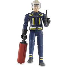 Bruder Plastleksaker Figuriner Bruder Fireman with Accessories 60100