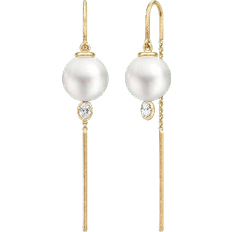 Julie Sandlau Ariel Chandeliers Earrings - Gold/Pearl/Transparent