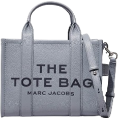 Marc Jacobs Gråa Toteväskor Marc Jacobs The Leather Small Tote Bag - Wolf Grey