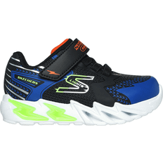 Skechers Gummi - Snören Sneakers Skechers Kid's S Lights Flex-Glow Bolt - Black/Blue
