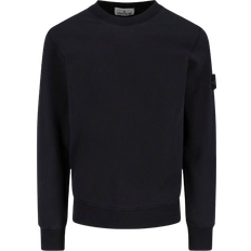 Stone Island Herr Tröjor Stone Island Garment Dyed Crewneck Sweatshirt - Black