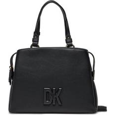 DKNY Svarta Messengerväskor DKNY Women's 7Th Ave Satchel in Black Size 5 Leather