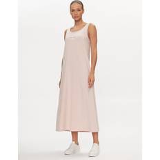 Calvin Klein Rosa Klänningar Calvin Klein Cotton Jersey Maxi Tank Dress Pink