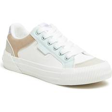Rocket Dog Cheery White Colour Block Trainers