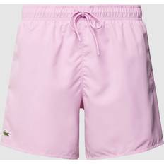 Lacoste Badbyxor Lacoste Men's Light Quick-Dry Swim Shorts Pink Green