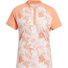 Adidas Dam - Elastan/Lycra/Spandex Pikétröjor adidas Floral Golf Polo Shirt Coral Fusion IB4532 Size 16-18