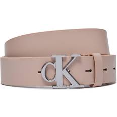 Calvin Klein Rosa Accessoarer Calvin Klein Leather Logo Belt Pink