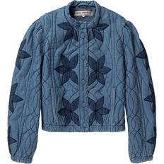Free People Dam Jackor Free People Quinn Quilted Jacket at in Indigo Combo