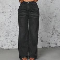 Modal Jeans Shein Women'S Denim Jeans With Pockets