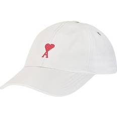 Ami Paris Chalk White Baseball Cap With Logo