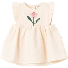 Klänningar Barnkläder Lil'Atelier Dallas Dress - Turtledove (13227384)