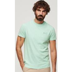 Superdry Herr Överdelar Superdry Men's Organic Cotton Essential Logo T-Shirt Green