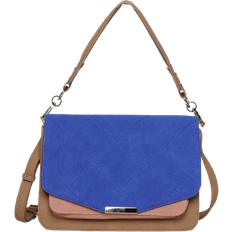 Noella Blanca Multi Compartment Bag - Blue/Taupe
