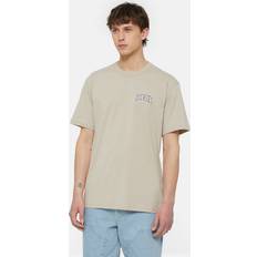 Dickies Dam T-shirts Dickies – Aitken – Sandfärgad t-shirt med liten logga-Naturlig