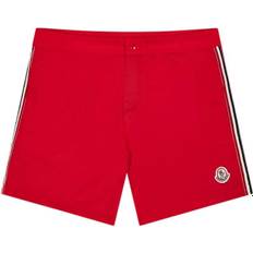 Moncler XXL Badkläder Moncler Stripe Swim Shorts Red