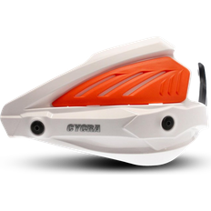 Motorcykelhandskydd Cycra Voyager Handskydd Vit-Orange
