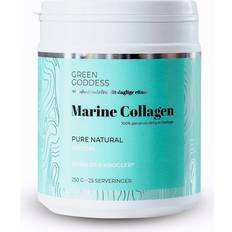 Förbättrar muskelfunktion - Kollagen Kosttillskott Green Goddess Marine Collagen Natural 250g