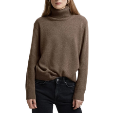 ASKET The Cashmere Roll Neck - Brown