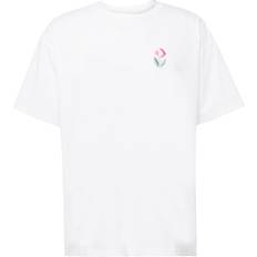 Converse Dam Kläder Converse – Vit t-shirt med chevronblomma och stjärna-Vit/a