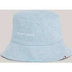 Tommy Hilfiger Hattar Tommy Hilfiger Logo Embroidery Denim Bucket Hat DENIM One