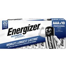 AAA (LR03) - Batterier Batterier & Laddbart Energizer AAA Ultimate Lithium Compatible 10-pack