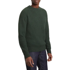 ASKET The Heavy Wool Sweater - Dark Green