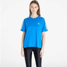 Adidas Blåa - Bomull - Dam - Långa kjolar T-shirts adidas 3-Stripes T-shirt Blue Bird