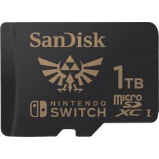 1 TB - Class 10 Minneskort & USB-minnen SanDisk Nintendo Switch MicroSDXC Class 10 UHS-I U3 100/90MB/s 1TB