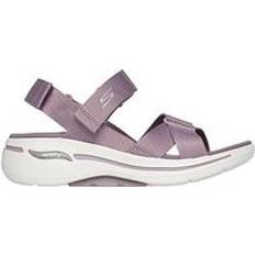 Skechers 10 - Dam Tofflor & Sandaler Skechers Go Walk Arch Fit Strappy Sandals Lavender, Purple, 6, Women