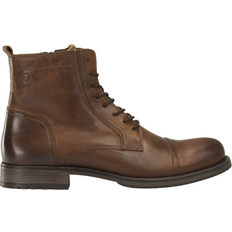 Jack & Jones Ankelboots Jack & Jones Leather Boots - Brown/Cognac
