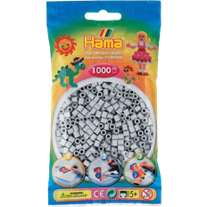 Hama Plastleksaker Pärlor Hama Midi Beads Light Grey 1000pcs