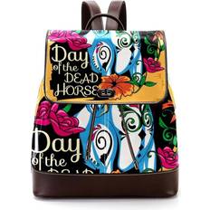 Vridlås Väskor Day Of The Dead Horse Backpack - Multicolour