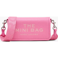 Kortfack - Rosa Axelremsväskor Marc Jacobs The Leather Mini Bag - Petal Pink