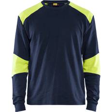 Blåkläder Hantverk Arbetskläder & Utrustning Blåkläder Flamskyddad Långärmad T-Shirt Marinblå/Varselgul