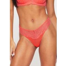 Ann Summers Sexy Lace Planet Low-Rise Thong, 10, Coral