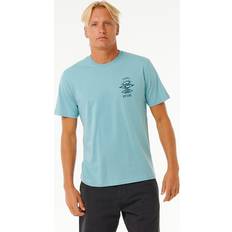 Rip Curl Herr T-shirts & Linnen Rip Curl Search Icon Mens Tee Dusty Blue-Medium